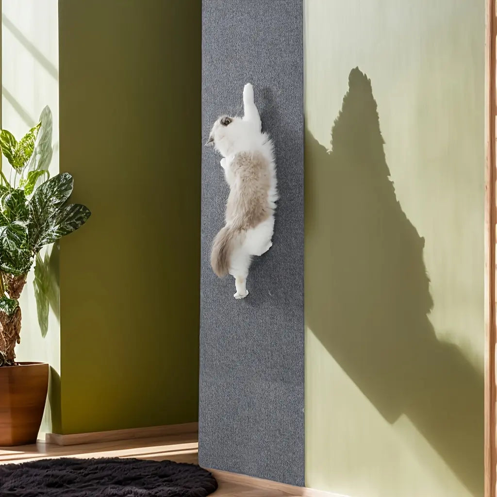 DIY Self-Adhesive Cat Scratching Pad - 40x100 cm Durable Wall and Sofa Protector