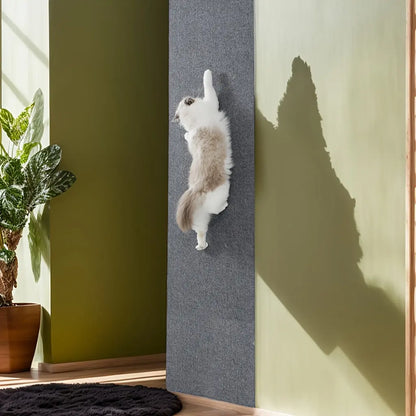 DIY Self-Adhesive Cat Scratching Pad - 40x100 cm Durable Wall and Sofa Protector