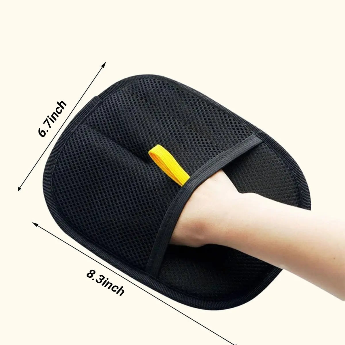 Electrostatic Pet Hair Removal Gloves for Dogs and Cats - Reusable Solution for Carpets, Couches, and Clothing