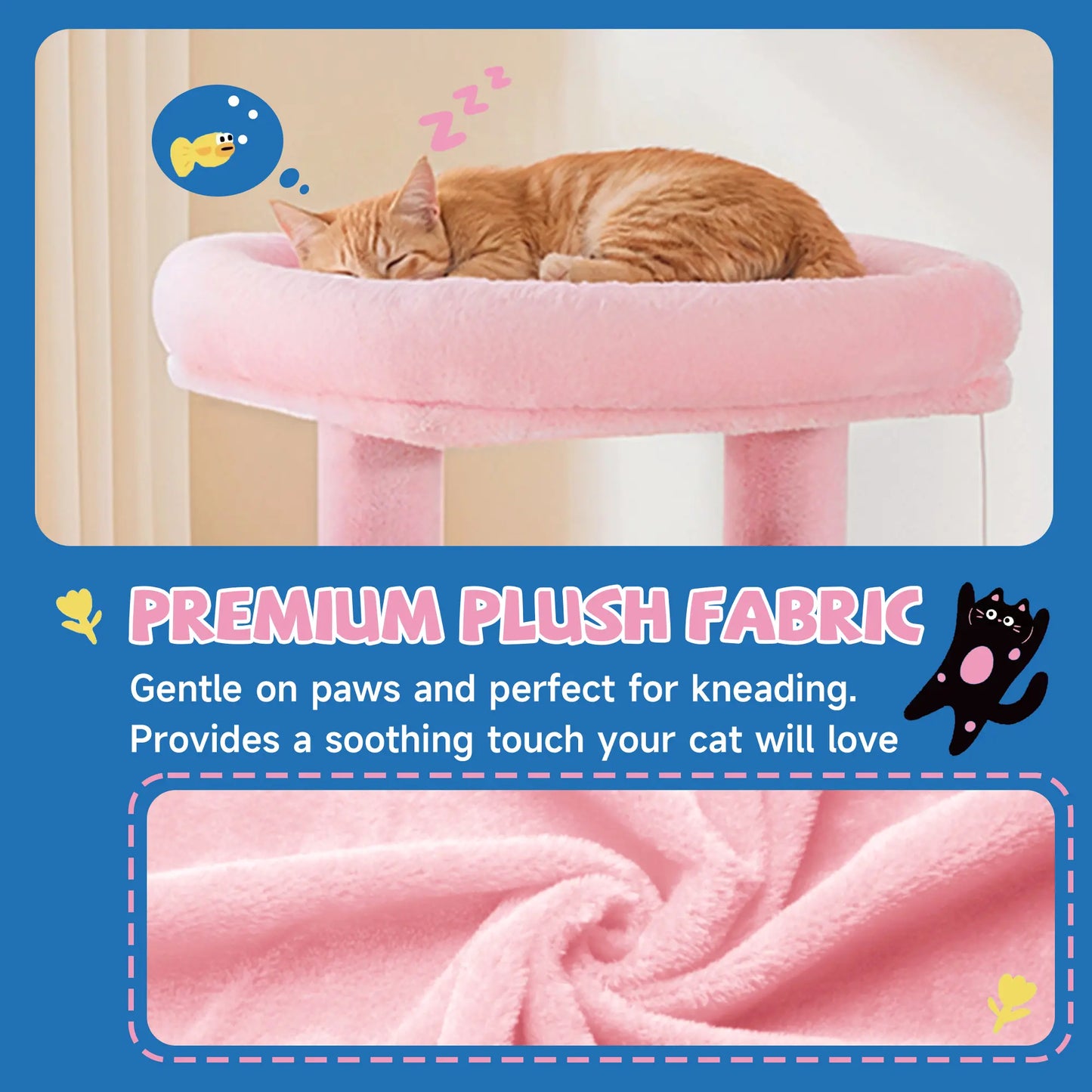 Sha Cerlin 29-Inch Multi-Level Cat Tree Tower with Plush Perch, Sisal Scratching Post, and Activity House in Beige, Dark Grey, Grey, and Pink - Ideal Father's Day Gift