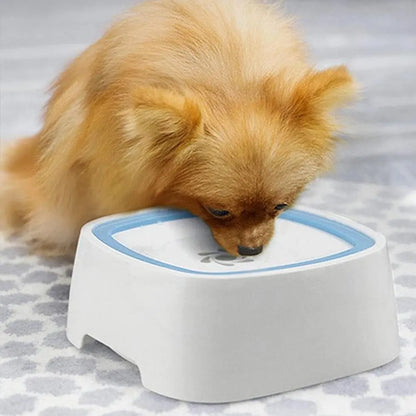 Premium No-Spill Pet Water Bowl with Slow Feeder Design for Dogs and Cats