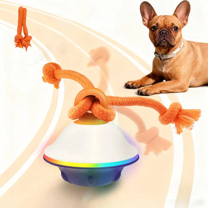 Interactive Automatic Rolling Toy Ball with Rope for Small to Medium Dogs and Cats - Boredom Relief Solution
